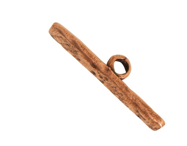 Toggle Ring Hammered Antique Copper- Nunn Designs-25 mm