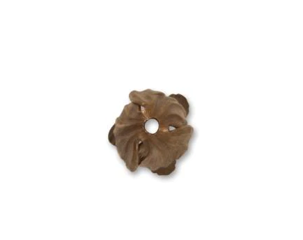 Vintaj Natural Brass- Flourish Petal Bead Cap