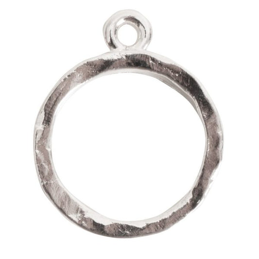 Toggle Ring Contemporary Sterling Silver Plate- Nunn Designs- 24mm