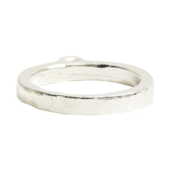 Toggle Ring Contemporary Sterling Silver Plate- Nunn Designs- 24mm