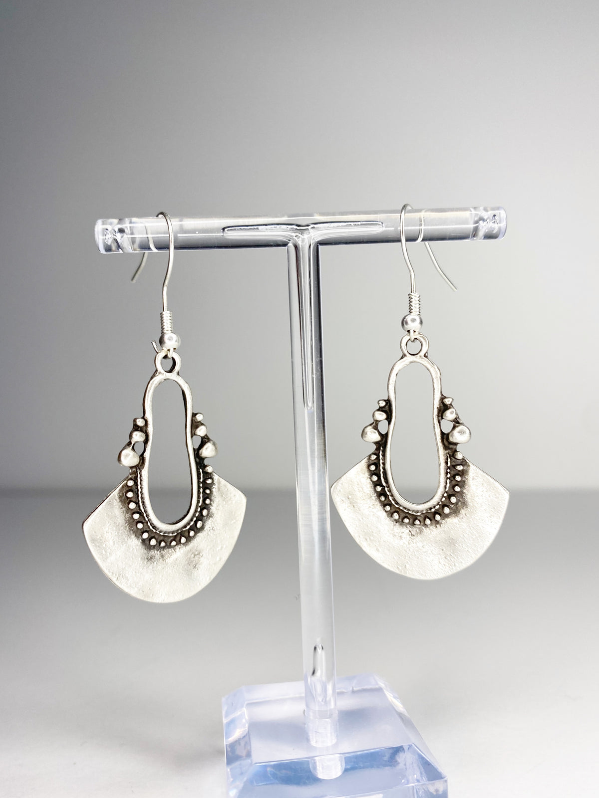 Silver charm earrings, Sterling silver jewelry - Andria Bieber Designs