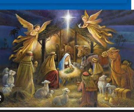 Christmas religious theme kit bead box