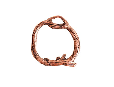 Toggle clasp Woodland in Copper-25mm- Nunn Designs