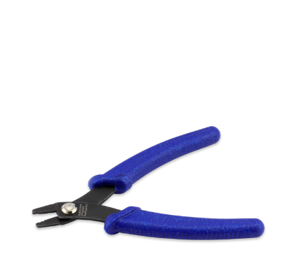 Beadalon Jewelry Crimping Tool Micro - Ergonomic & Compact, Blue Speckle