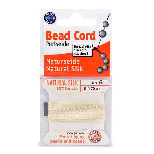 Beadalon-Silk Thread, Size #6, .70 mm / .028 in