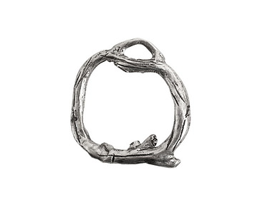 Toggle clasp Woodland in Sterling Silver Plate -25mm- Nunn Designs