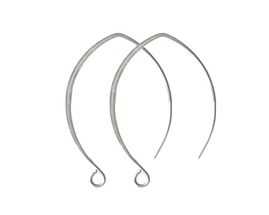 Sterling Silver (plated) V-Style Earwire