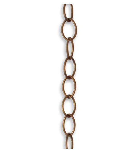 Vintaj Natural Brass- Small Fine Oval chain