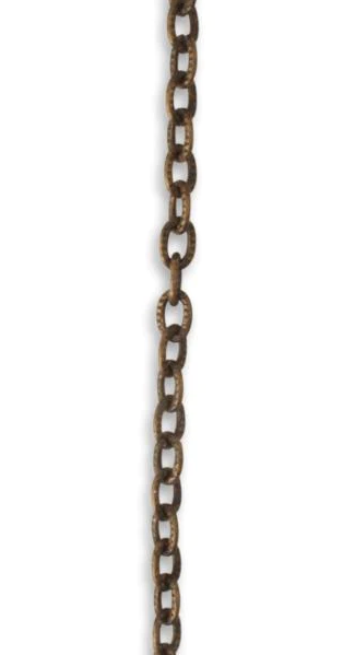 Vintaj Natural Brass-Etched Cable Chain
