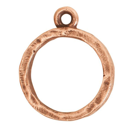 Toggle Ring Contemporary Antique Copper- Nunn Designs- 24mm