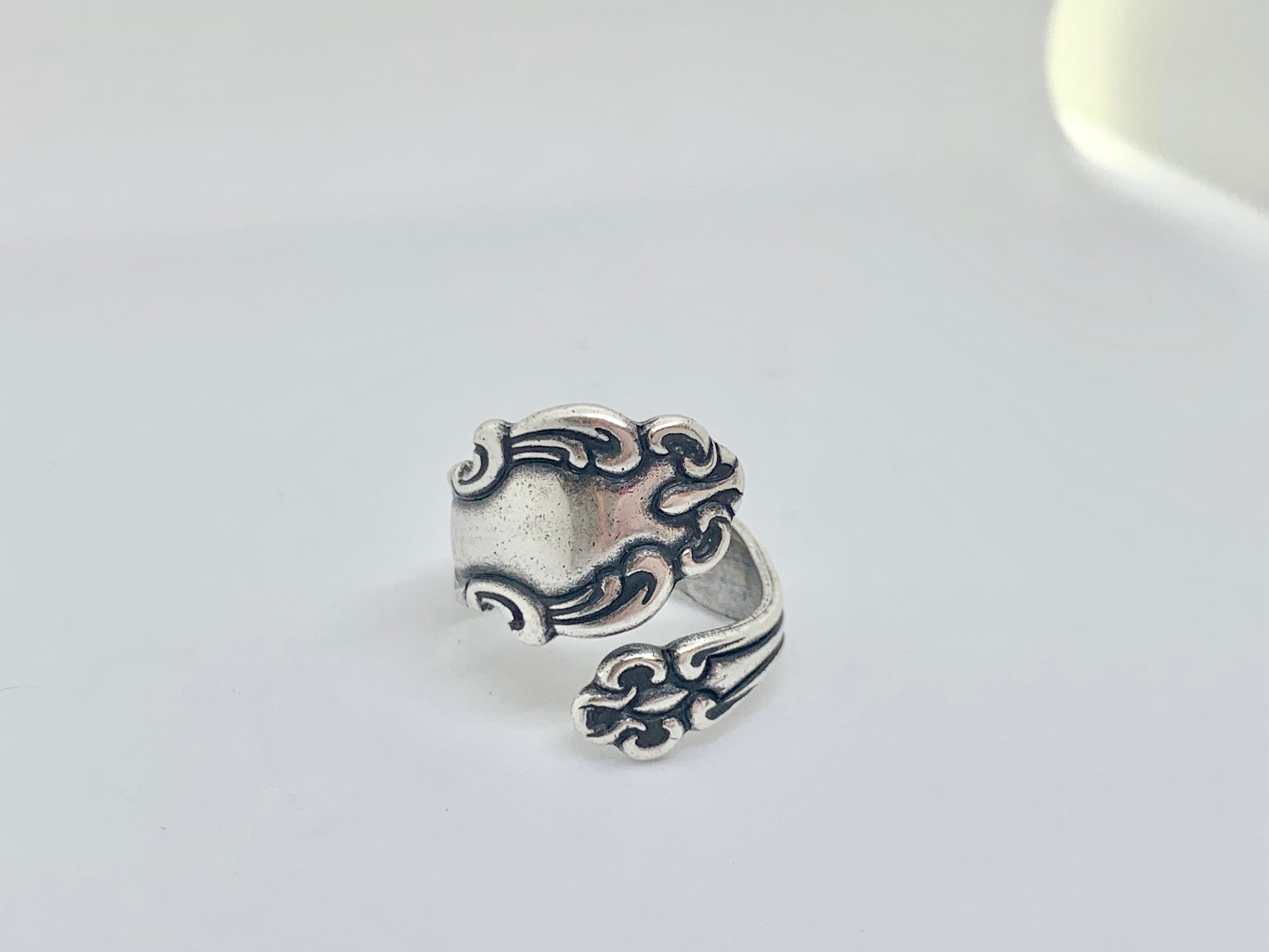 Spoon Ring. Sterling silver ring, silver jewelry, bohemian fashion accessories. - Andria Bieber Designs 